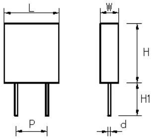 Non-inductive Metal Plate Resistor
